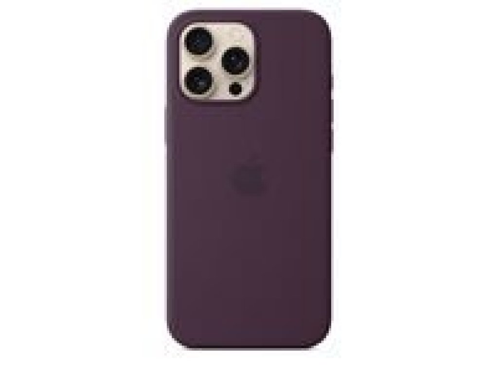 APPLE iPhone 16 Pro Max Silicone Case with MagSafe - Plum (MYYW3ZM/A)