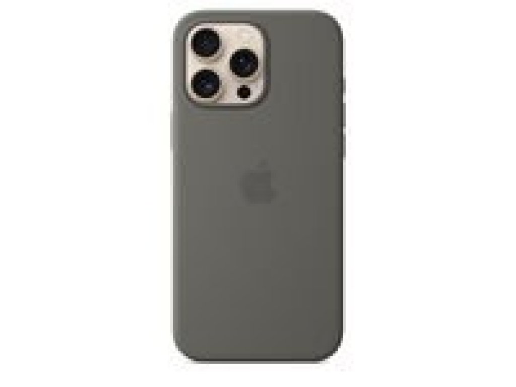 APPLE iPhone 16 Pro Max Silicone Case with MagSafe - Stone Gray (MYYV3ZM/A)