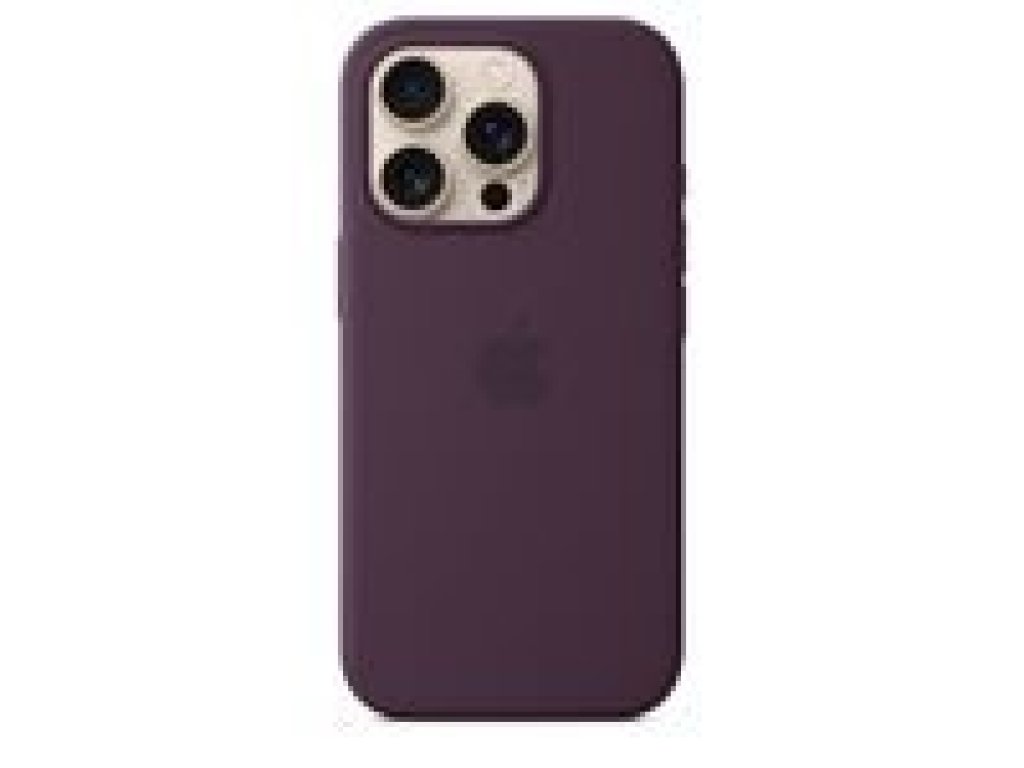APPLE iPhone 16 Pro Silicone Case with MagSafe - Plum (MYYM3ZM/A)