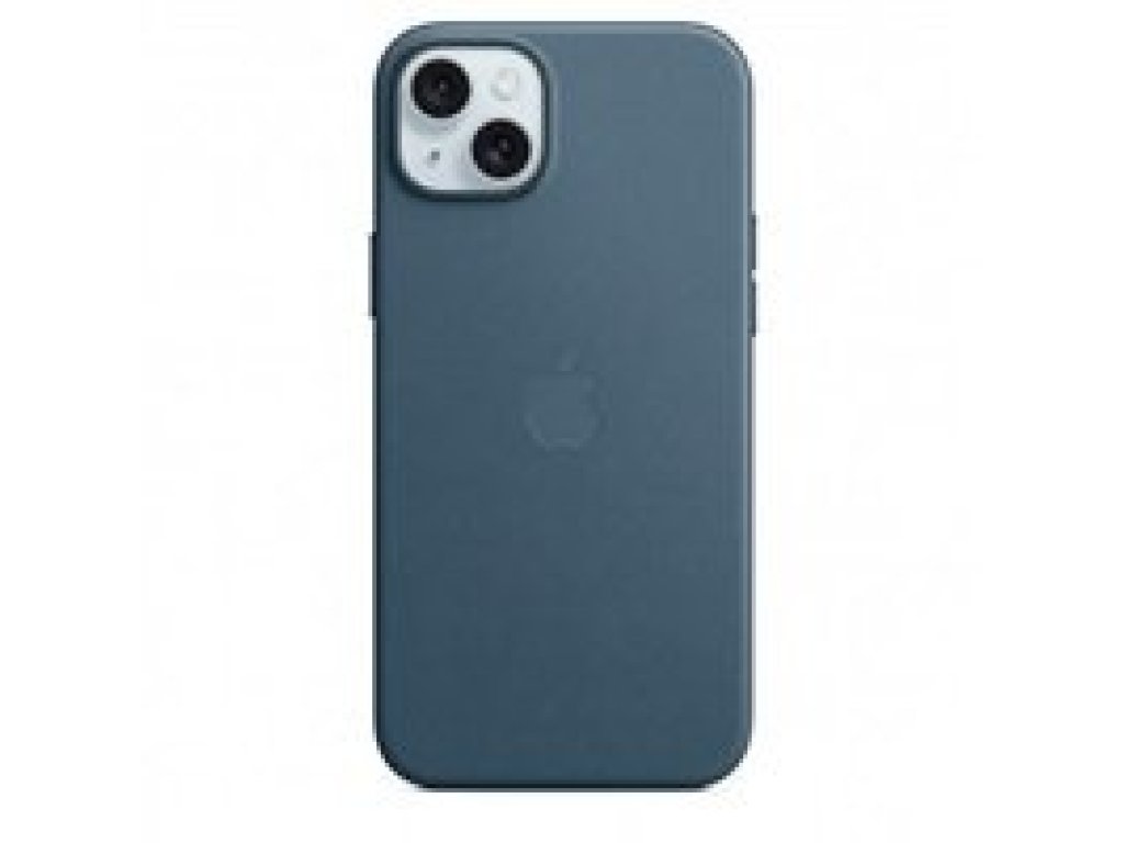 APPLE Kryt z tkaniny FineWoven s MagSafe pro iPhone 15 Plus pacific blue (mt4d3zm/a)