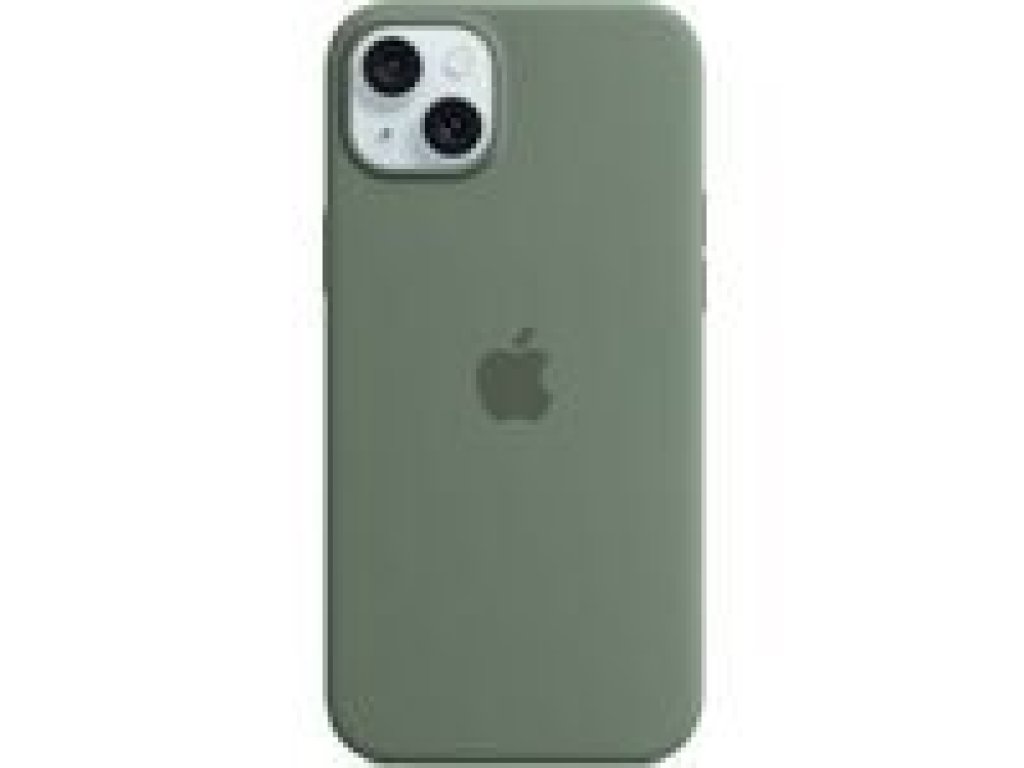 APPLE  Silikonový kryt s MagSafe pro iPhone 15 Plus cypress green (MT183ZM/A)