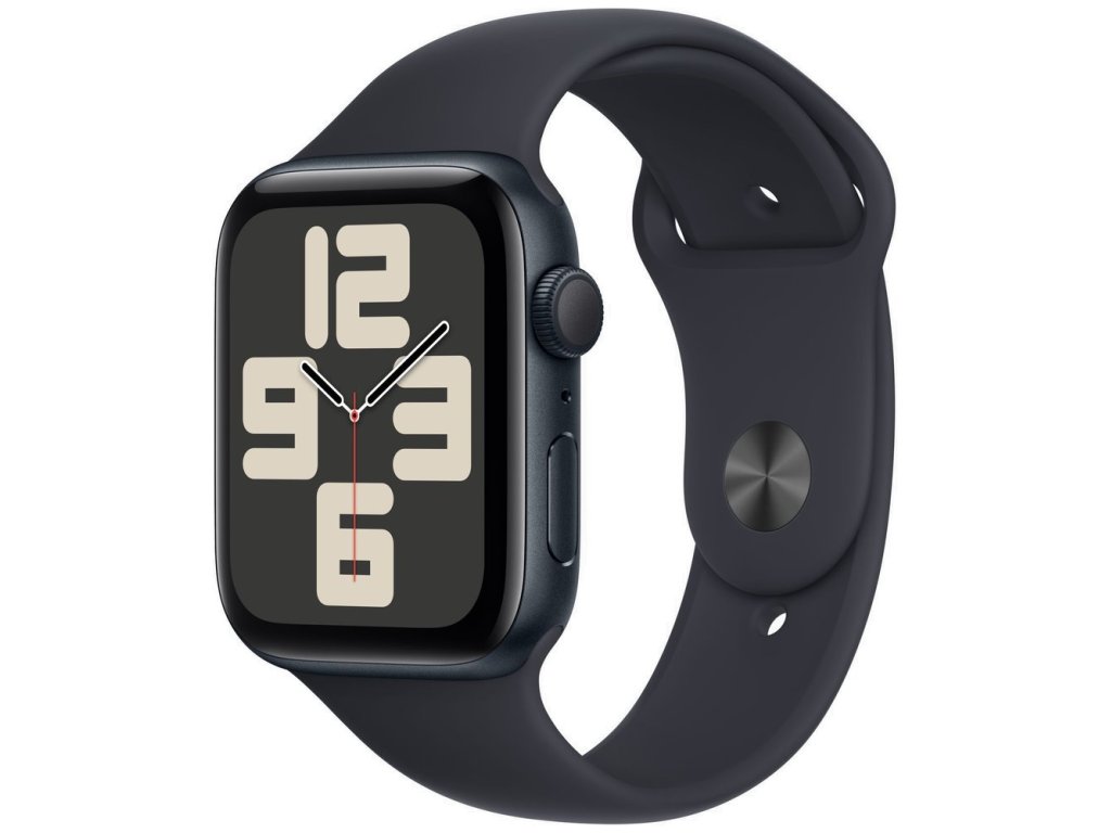 APPLE Watch SE GPS 44mm Midnight Aluminium Case with Midnight Sport Band - S/M (MRE73QC/A)