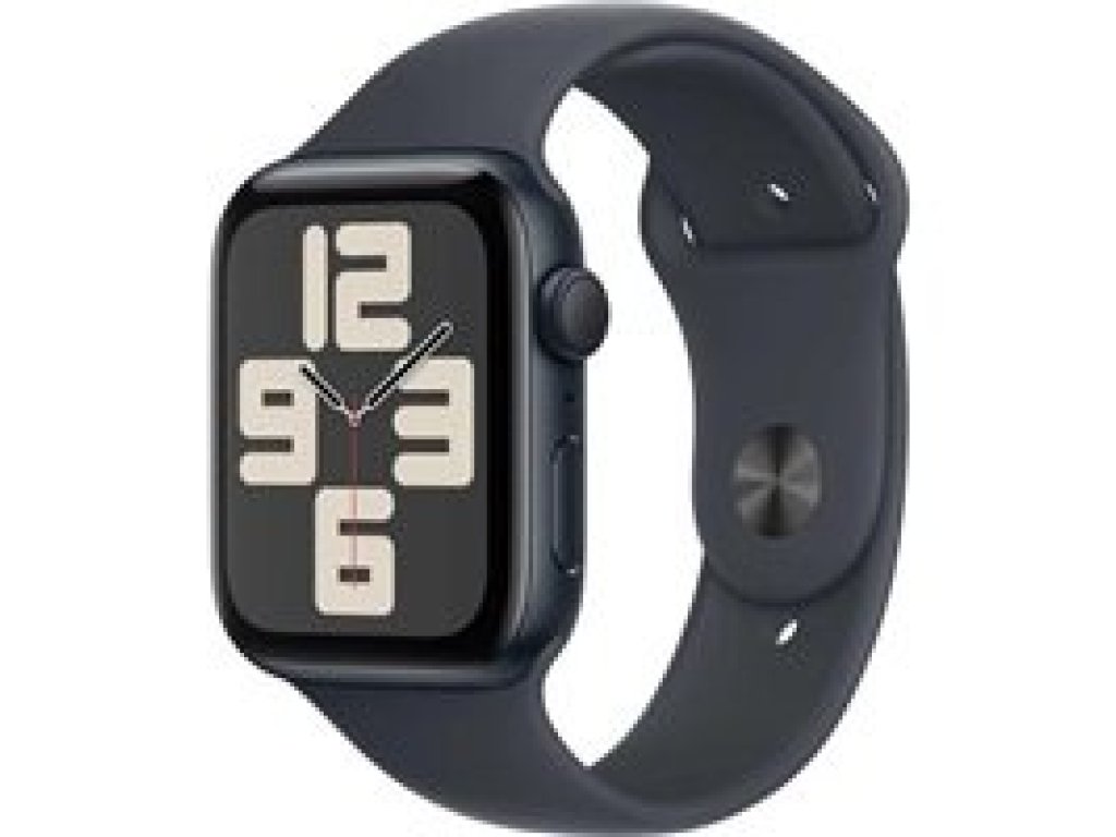APPLE Watch SE GPS 44mm Midnight Aluminium Case with Midnight Sport Band-S/M (MXEJ3QC/A)