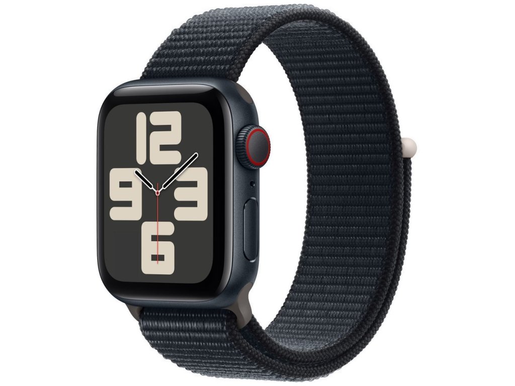 APPLE Watch SE GPS + Cellular 40mm Midnight Aluminium Case with Midnight Sport Loop (MRGE3QC/A)