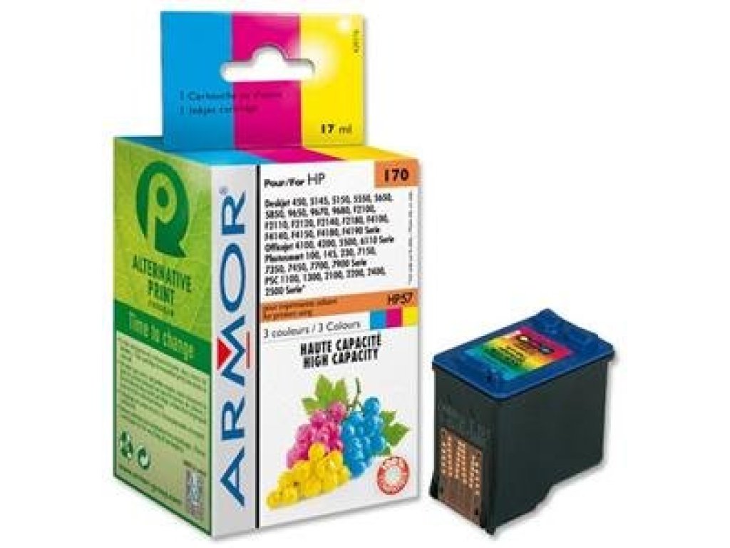 ARMOR kompatibilní cartridge C6657A,C,M,Y, (K20116)