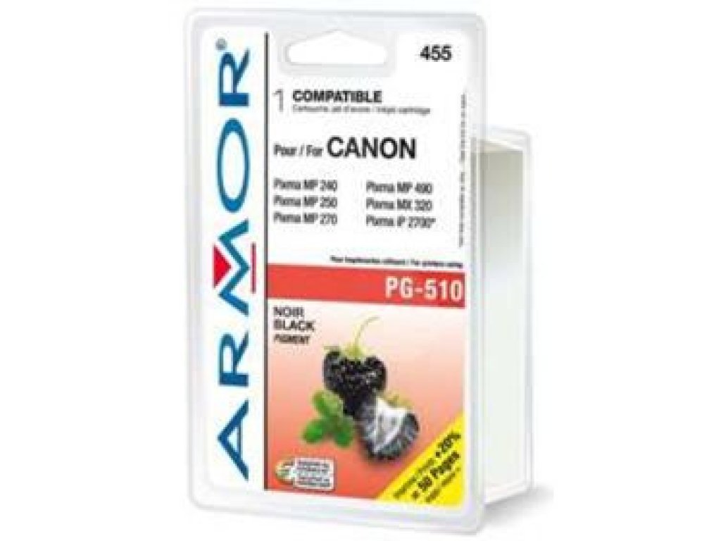 ARMOR kompatibilní cartridge CANON Pixma MP250, MP270, black, (PG-510)