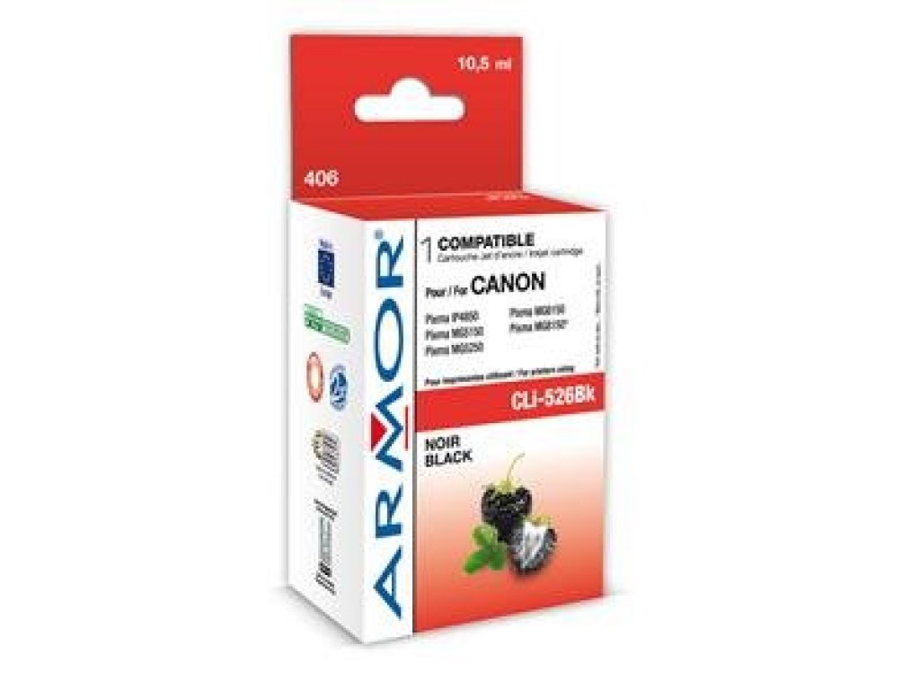 ARMOR kompatibilní cartridge CLi-526, black, (K12561)