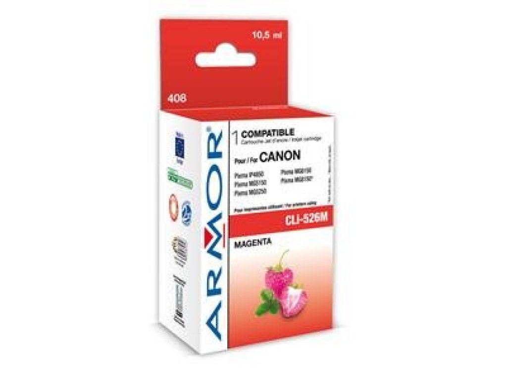 ARMOR kompatibilní cartridge CLi-526, magenta, (K12563)