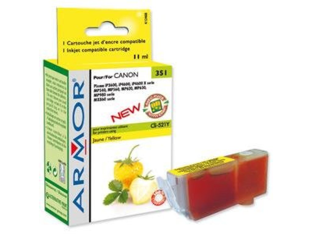 ARMOR kompatibilní cartridge CLI521Y, yellow, (K12468)
