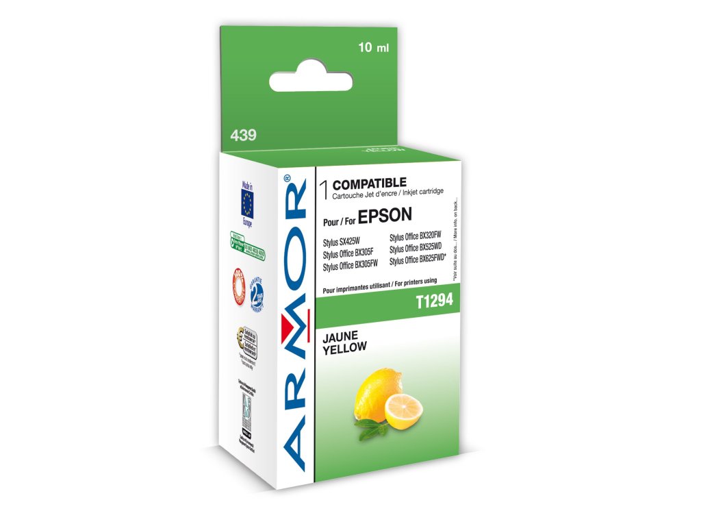 ARMOR kompatibilní cartridge Epson ink-jet T129440,yellow, (K12595)