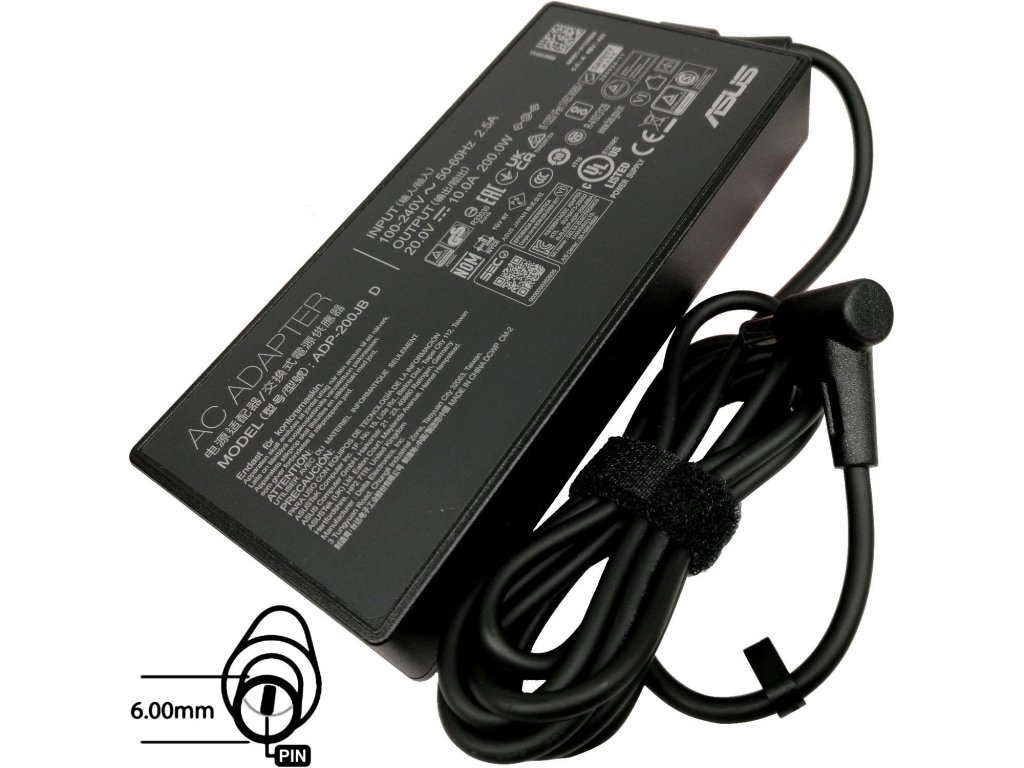 ASUS orig. adaptér 200W 20V 3P (6PHI) (B0A001-01120000)