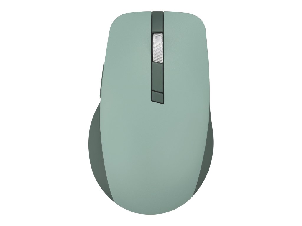 ASUS SmartO Mouse MD200 Silent Plus - Kancelářská/Optická/Pro praváky/4 200 DPI/USB+BT/Zelená (90XB0790-BMU030)