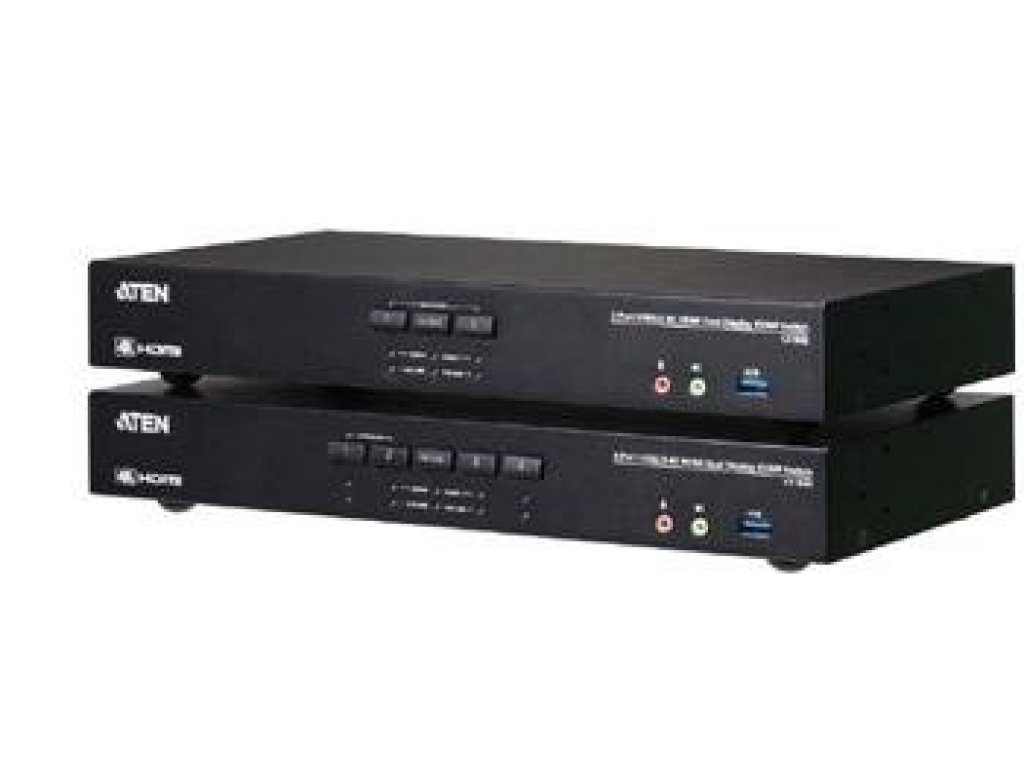 ATEN 2-port USB3.0 4K HDMI Dual Display KVMP prepínac (CS-1842)