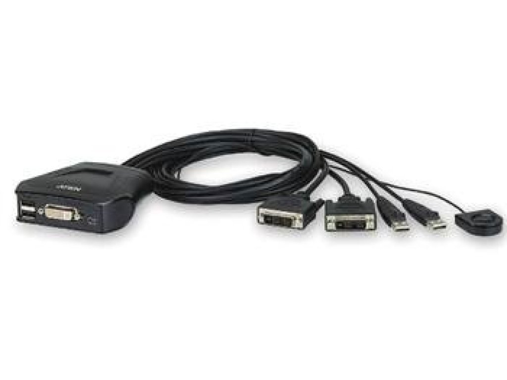 ATEN CS-22D 2-port DVI KVM USB mini