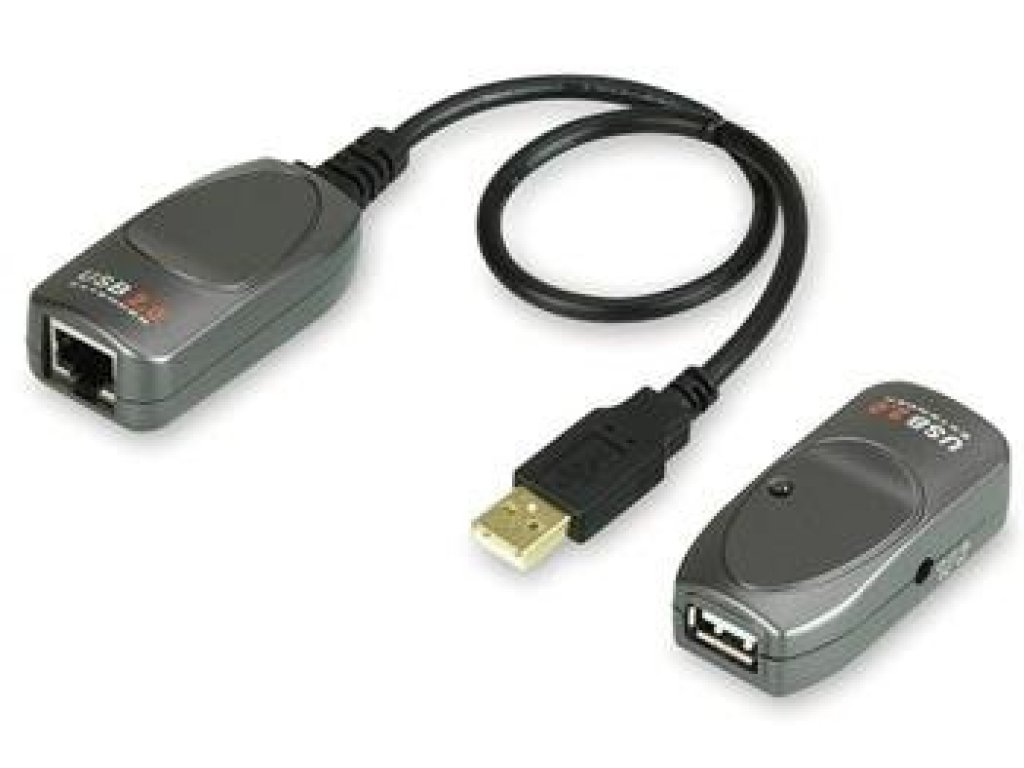 ATEN extender na 60m přes jeden kabel Cat5, A-A, M/F (UCE-260)