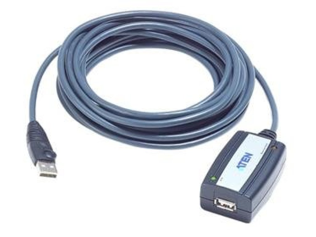 ATEN kabel USB 2.0, A-A, M/F, prodlužovací, 5m, repeater (UE-250)