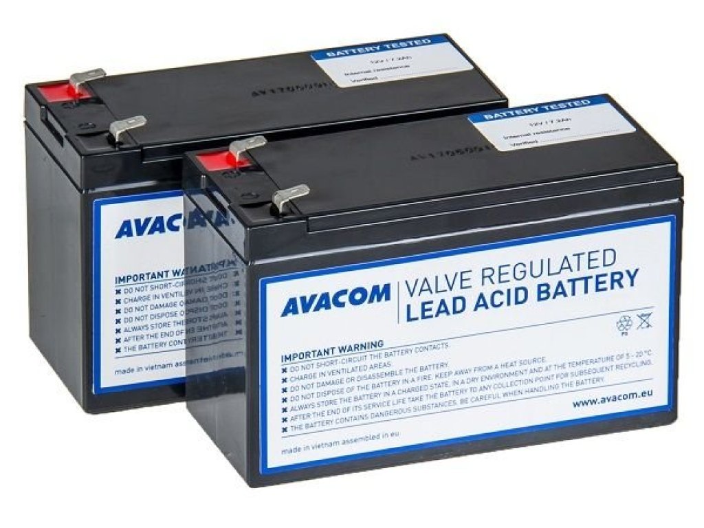 AVACOM AVA-RBP02-12072-KIT - baterie pro UPS Belkin, CyberPower, Dell, EATON, Effekta, FSP Fortron, HP, Legrand