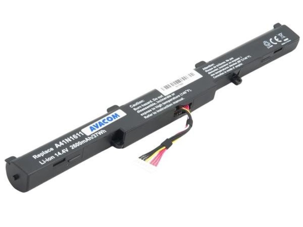 AVACOM Náhradní baterie Asus G553, GL753, N552 Li-Ion 14,4V 2600mAh 37Wh (NOAS-G553-N26)