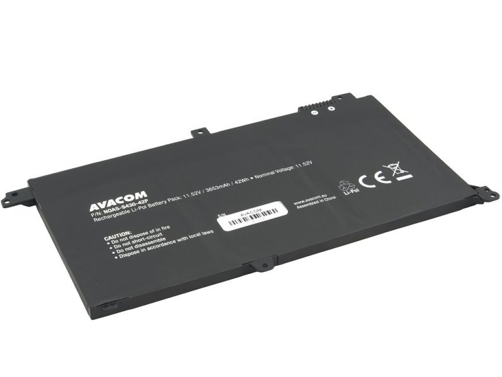 AVACOM Náhradní baterie Asus VivoBook S430, X751 Li-Pol 11,52V 3653mAh 42Wh (NOAS-S430-42P)