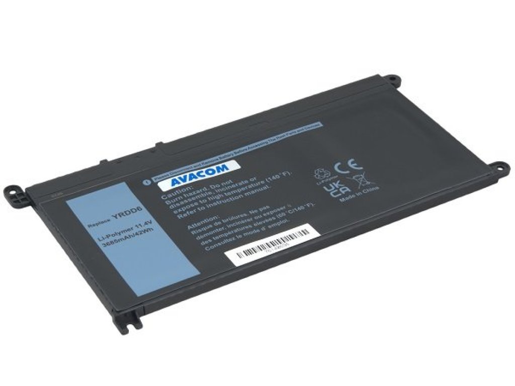 AVACOM náhradní baterie pro Dell Inspiron 3583, Vostro 5481, 5581, 5590 Li-Pol 11,4V 3685mAh 42Wh (NODE-YRDD6-38P)
