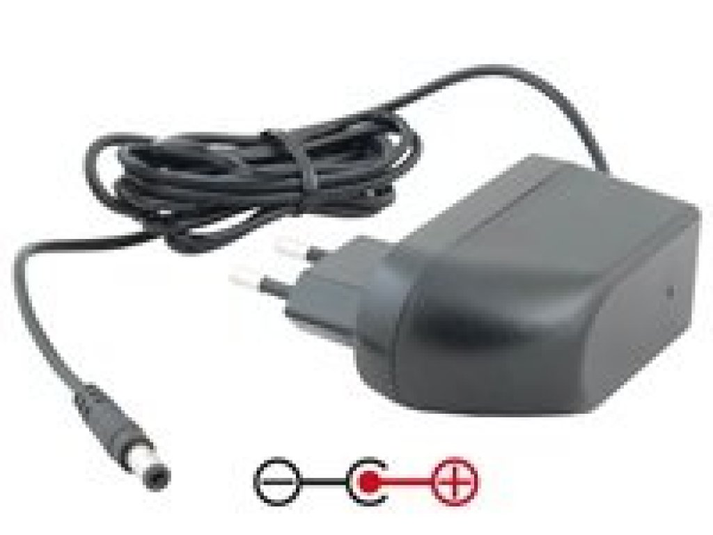 AVACOM napájecí adaptér univerzální 12V 2A 24W konektor 5,5mm x 2,5mm plus pól uprostřed (NAAC-12V2A-5525N)