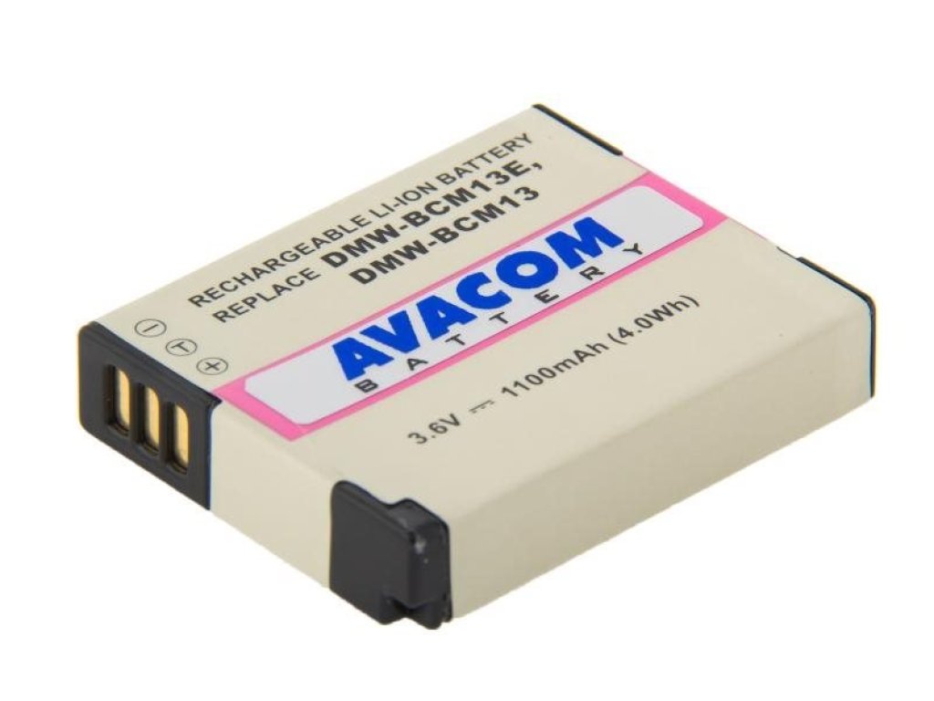 AVACOM Panasonic DMW-BCM13, BCM13E Li-Ion 3.6V 1100mAh 4Wh
