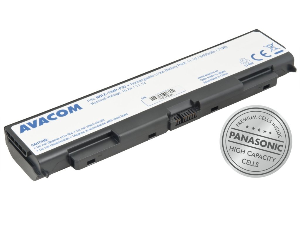 AVACOM pro Lenovo ThinkPad T440P, T540P 57+ Li-Ion 11,1V 6400mAh 71Wh (NOLE-T44P-P32)