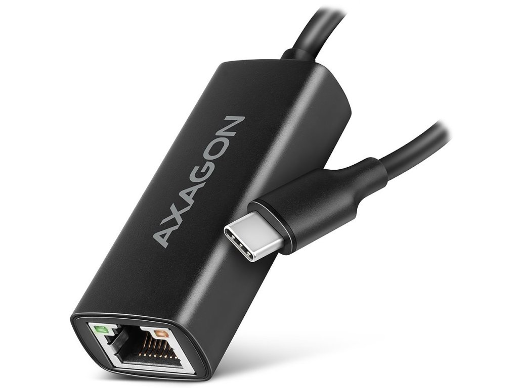 AXAGON ADE-ARC, USB-C 3.2 Gen 1-Gigabit Ethernet sítová karta, Realtek 8153, auto instal (ADE-ARC)