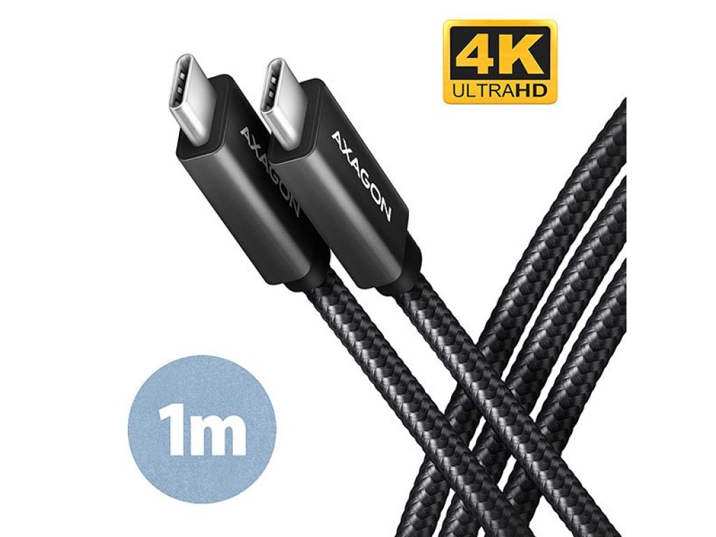 AXAGON BUCM32-CM10AB, SPEED+ kabel USB-C <-> USB-C