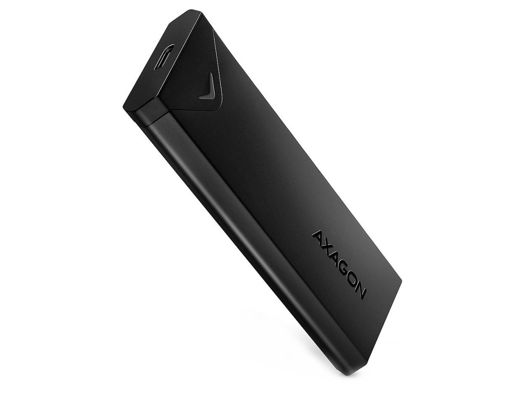 AXAGON EEM2-UB2, USB-C 10Gb/s-M.2 NVMe SSD ARROW box, černý