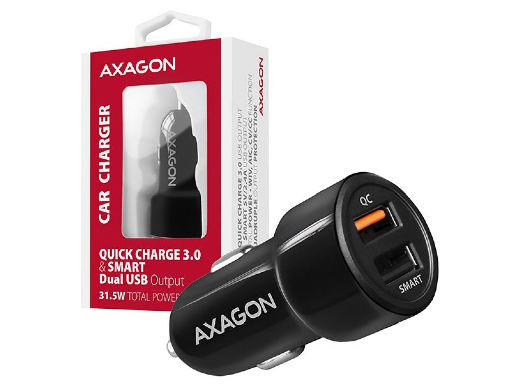 AXAGON PWC-QC5 QUICK and SMART Dual USB (PWC-QC5)