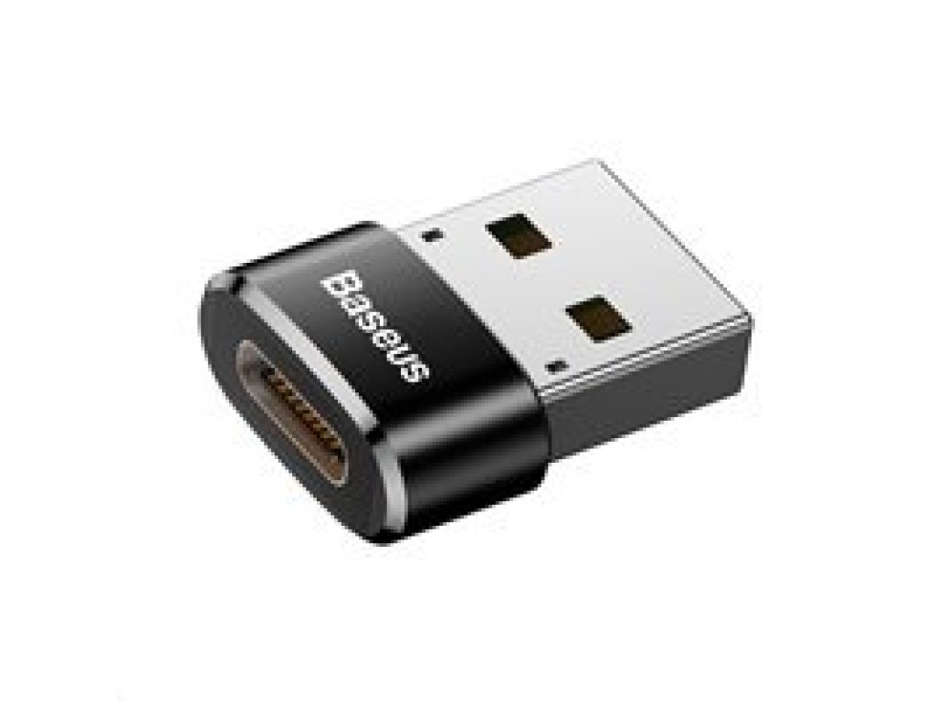 BASEUS adaptér USB samec na USB-C samice 5A, OTG (CAAOTG-01)