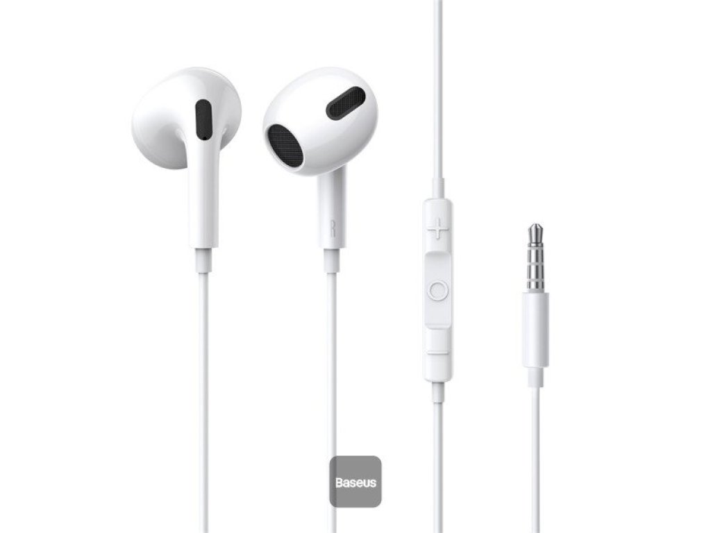 Baseus Encok H17/Jack/Bílá (6932172607791)