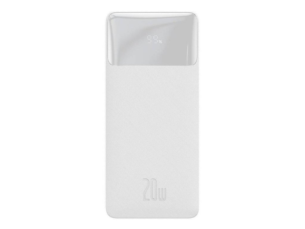 Baseus power banka Bipow 10000mAh 20W bílá (6932172618315)