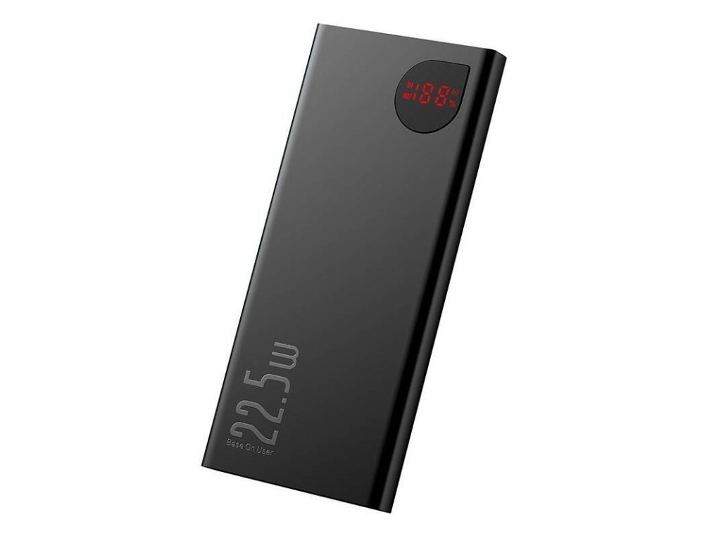 Baseus PPAD070001 Adaman 22.5W Quick Charge Powerbanka 10000mAh Black (6932172618292)