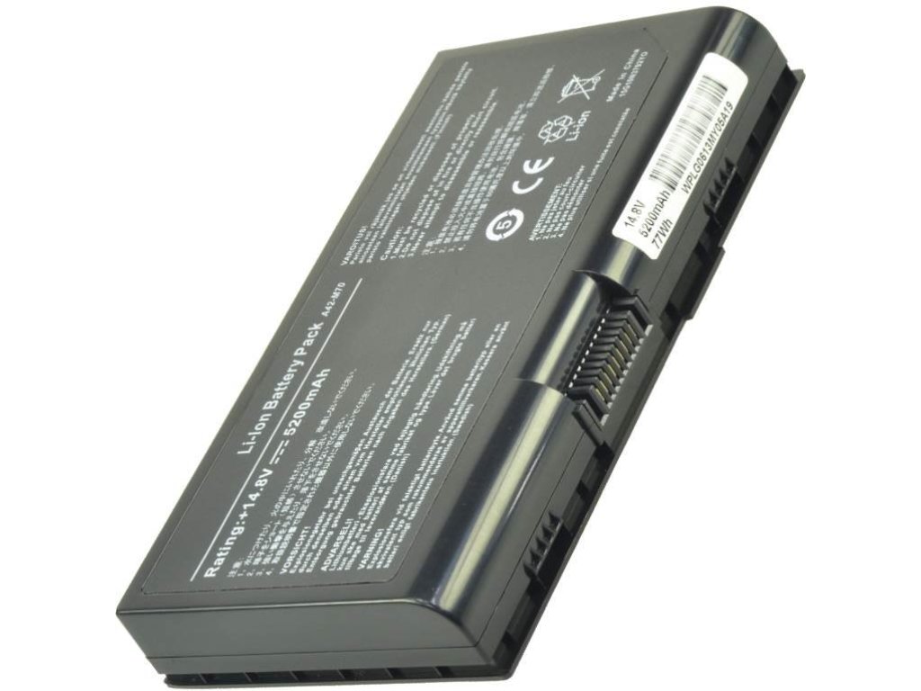 Baterie 14,8V 5200mAh pro ASUS F70SL, G71G, M70SA, N70, N90, X71Q (77051054)