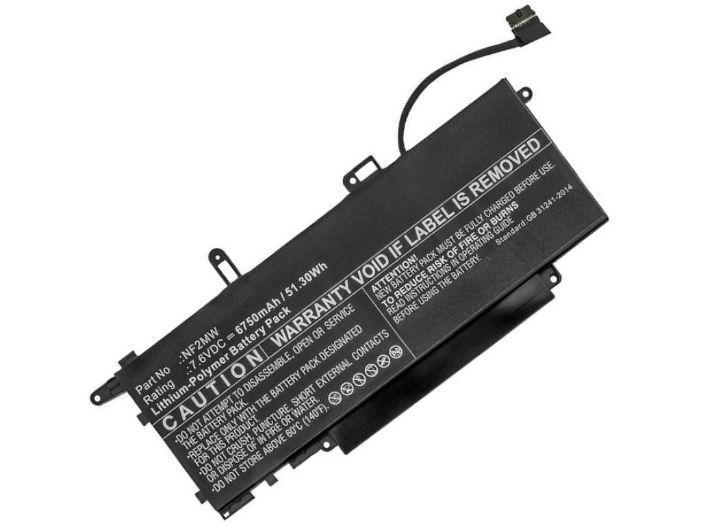 Baterie 7,6V 6750mAh pro Dell Latitude 7400 2-in-1 (77053446)