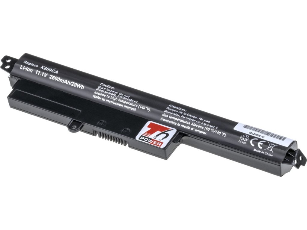 Baterie T6 Power Asus X200CA, X200LA, X200MA, F200CA, F200LA, F200MA, R200CA, 2600mAh, 29Wh, 4cell (NBAS0094)