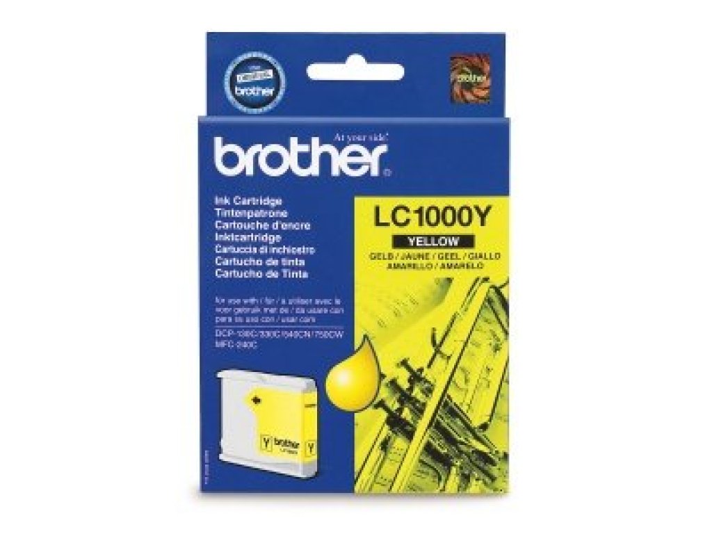 BROTHER cartridge LC-1000Y Yellow