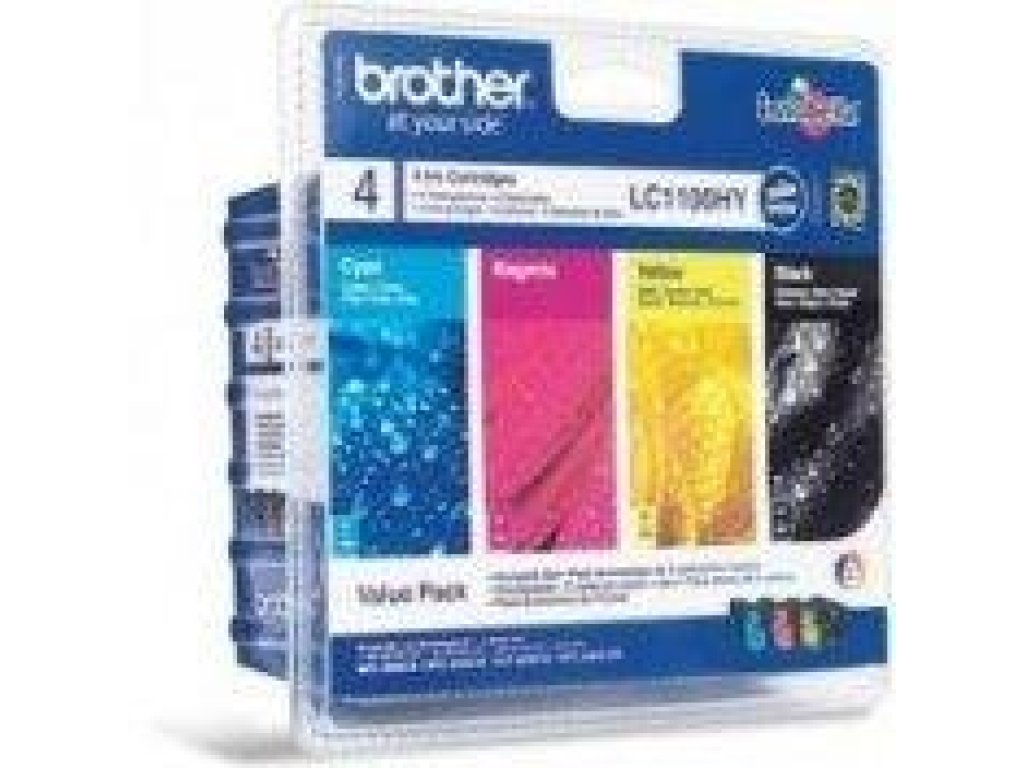 BROTHER cartridge LC-1100HYVALBP ( multipack Black + three colors )