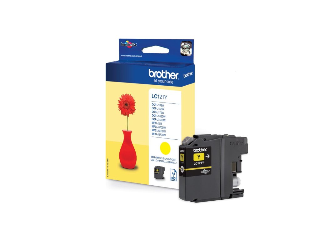 BROTHER cartridge LC-121Y yellow