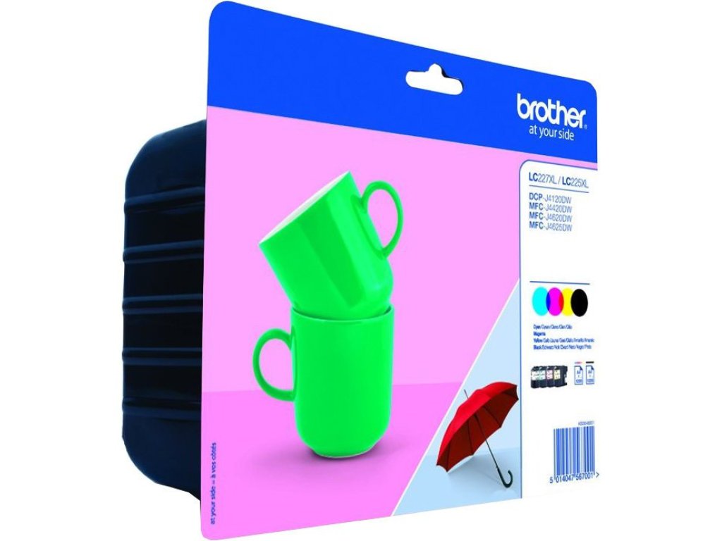 BROTHER cartridge LC-227XLVALBP ( Multipack Black + three colors )