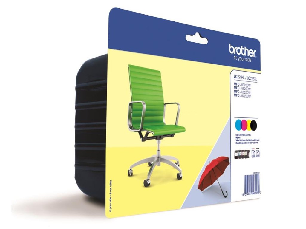BROTHER cartridge LC-229XLVALBP ( Multipack Black + three colors )
