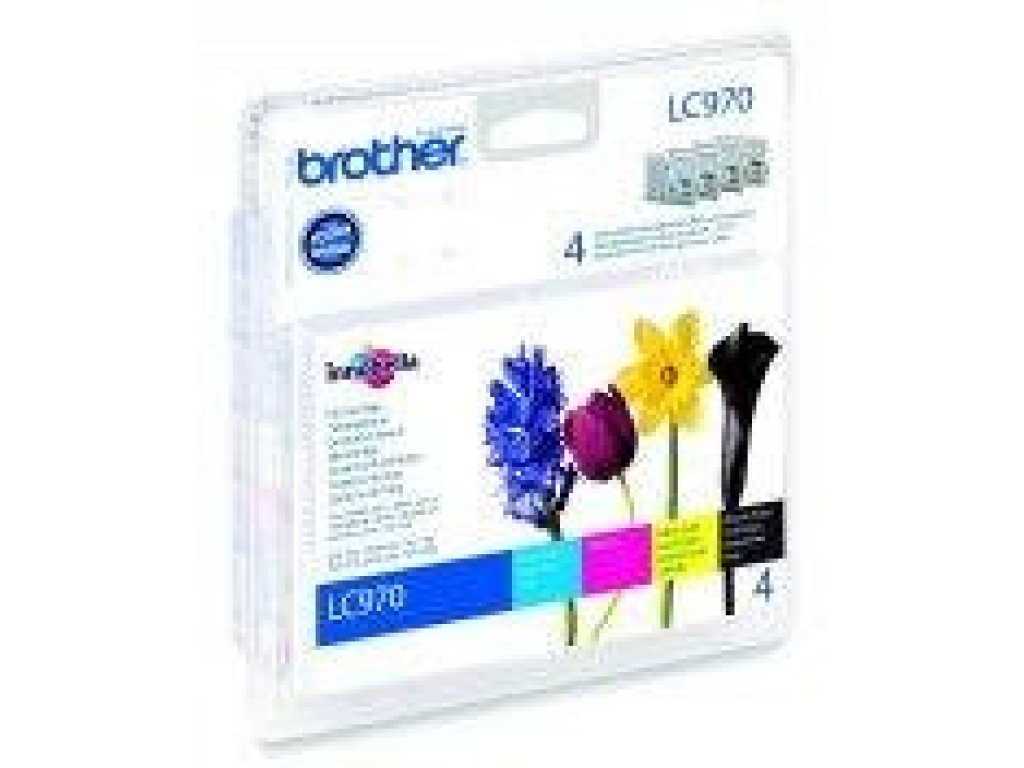 BROTHER cartridge LC-970VALBP ( Multipack Black + three colors )