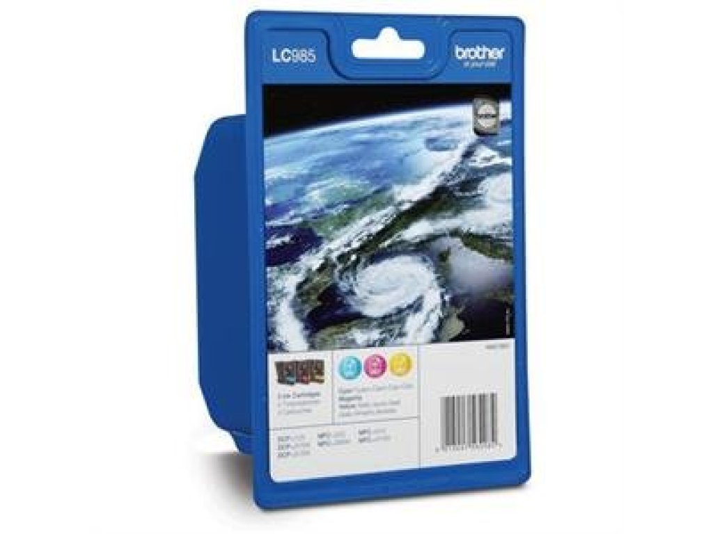 BROTHER cartridge LC-985RBWBP ( multipack - three color )