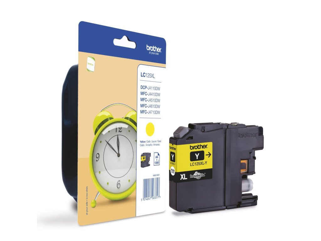 BROTHER cartridge LC125XLY Yellow