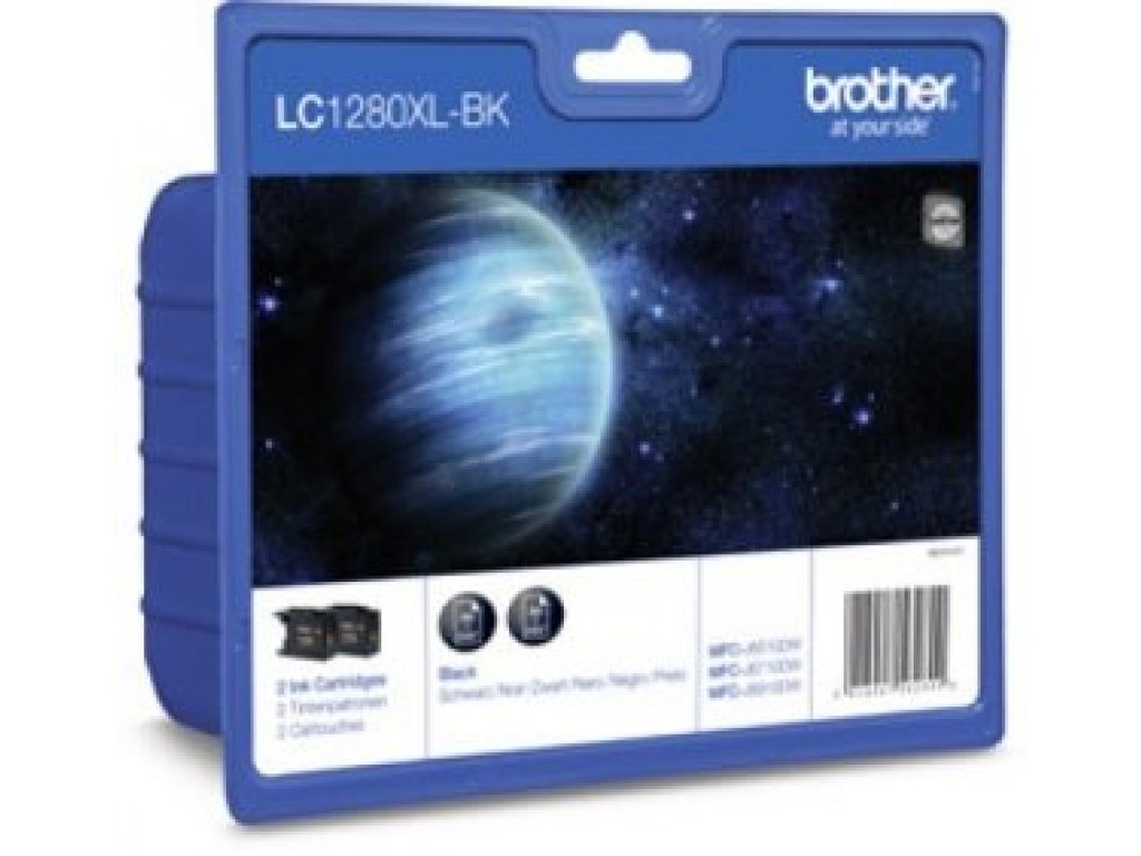 BROTHER LC-1280XL BKBP2 - inkoust multipack-2xčerná