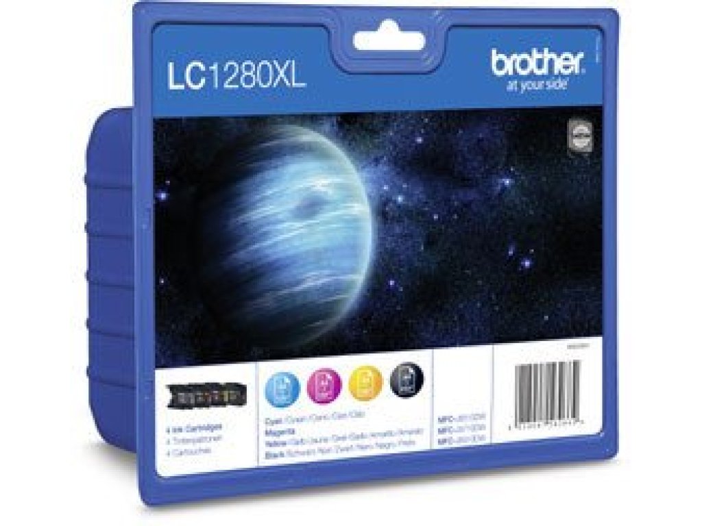 BROTHER LC-1280XLVALBP (inkoust multipack-černá+tři barvy)