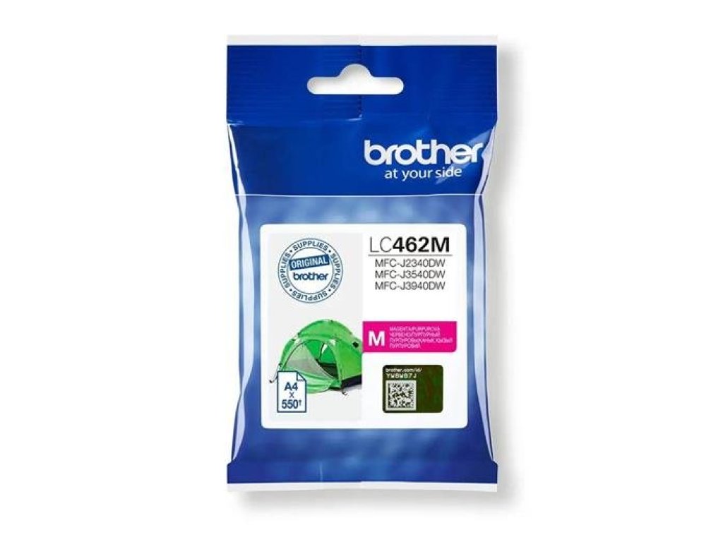 Brother LC462M originální cartridge purpurová (LC462M)