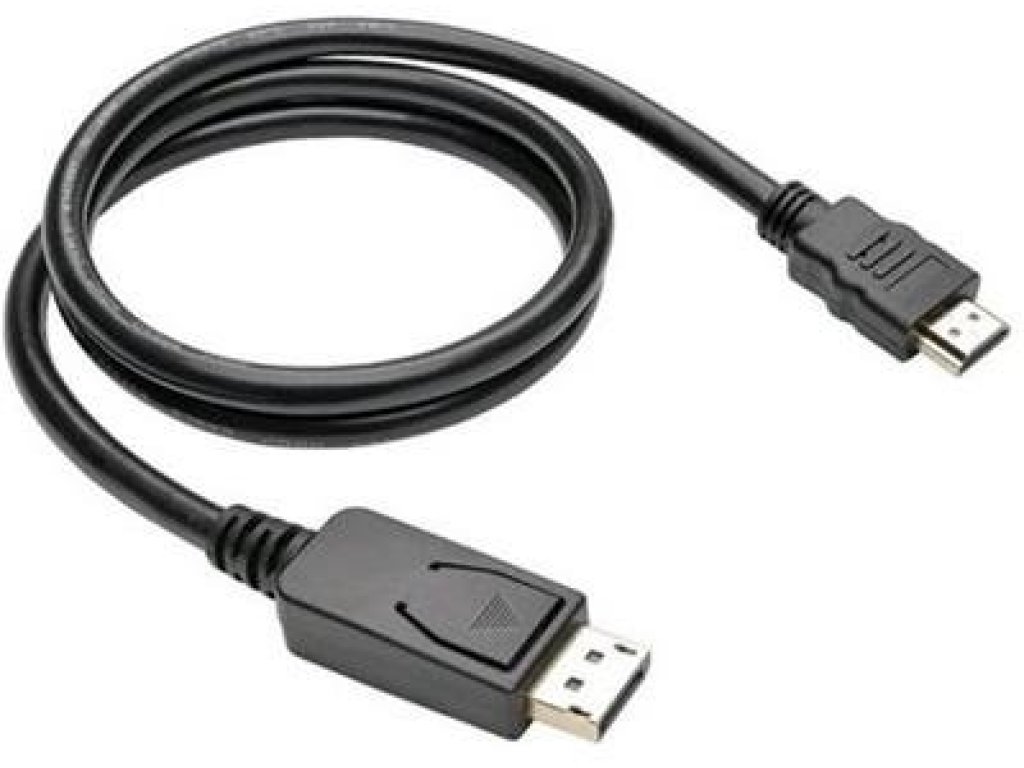 C-TECH kabel DisplayPort/HDMI, 1m, černý (CB-DP-HDMI-10)